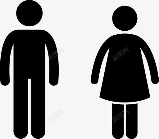 男人和女人情侣男友女友图标svg_新图网 https://ixintu.com 情侣男友女友 男人和女人