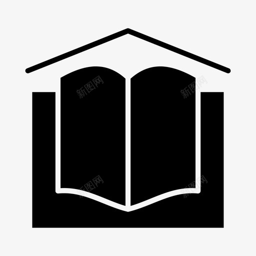 学校书本教育图标svg_新图网 https://ixintu.com 书本 学校 教育 笔记本 课本