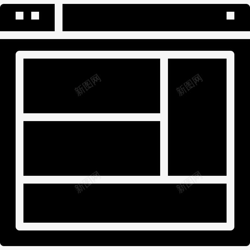 web布局浏览器页面图标svg_新图网 https://ixintu.com ui web层细节实体图标 web布局 浏览器 站点 网站 页面