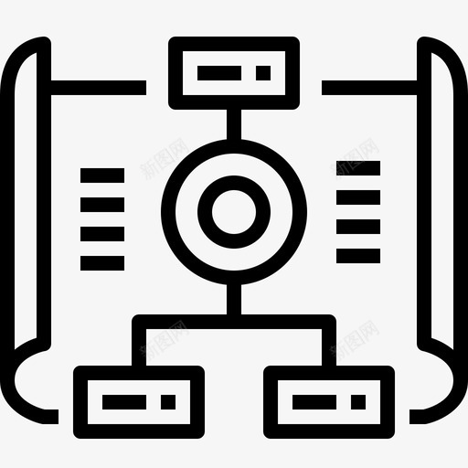 规划业务公司图标svg_新图网 https://ixintu.com 业务 业务集合概念图标 公司 管理 规划 解决方案