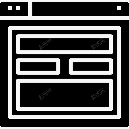web布局浏览器页面图标svg_新图网 https://ixintu.com ui web层细节实体图标 web布局 浏览器 站点 网站 页面