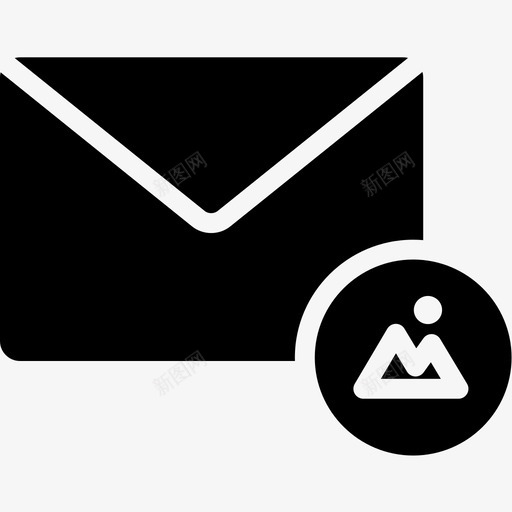 图像电子邮件信封信件图标svg_新图网 https://ixintu.com 信件 信封 图像电子邮件 电子邮件卷2字形