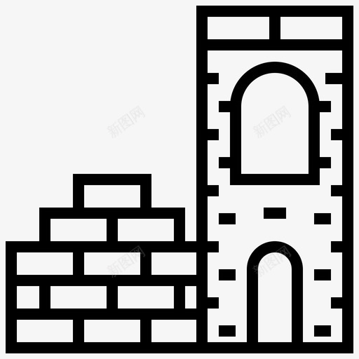建筑劳动节图标svg_新图网 https://ixintu.com 劳动节 建筑