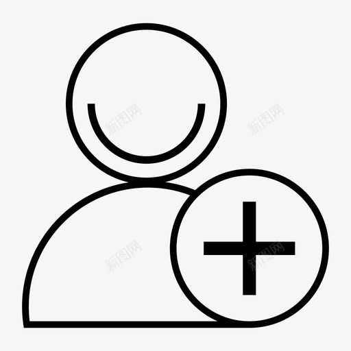 账户中心_邀请好友_iconsvg_新图网 https://ixintu.com 账户中心_邀请好友_icon