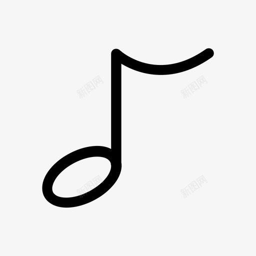 音符音调音乐1图标svg_新图网 https://ixintu.com 音乐1 音符 音调