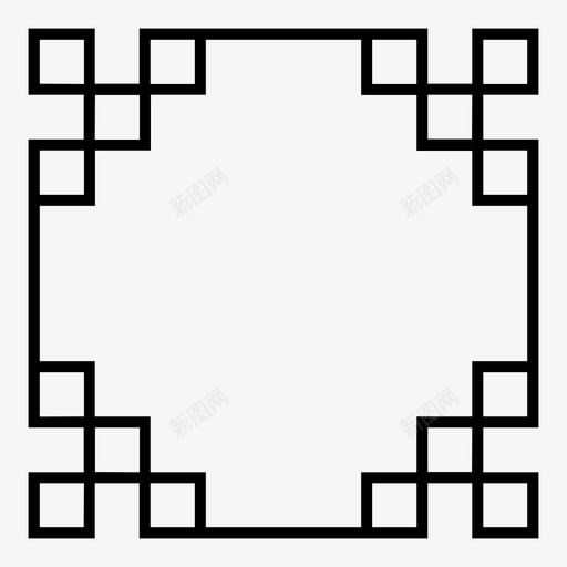中国框架边界装饰图标svg_新图网 https://ixintu.com 中国框架 装饰 边界