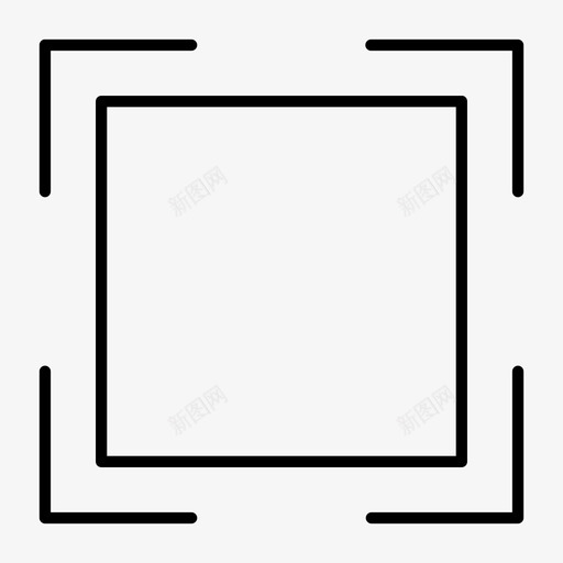 全屏桌面显示器图标svg_新图网 https://ixintu.com 全屏 方形 显示器 桌面