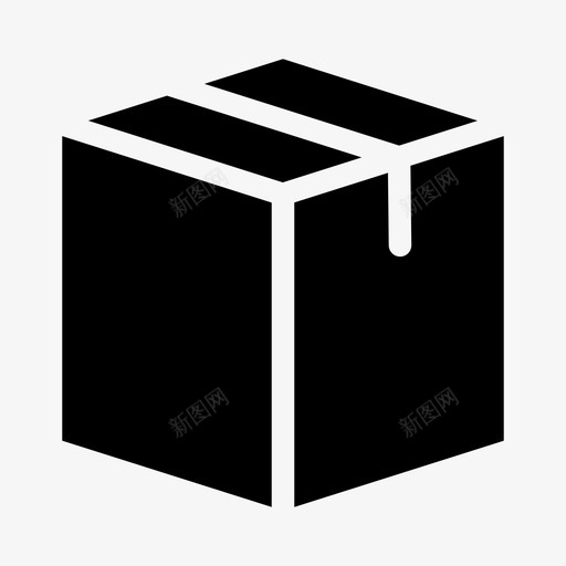 移动箱纸板箱送货箱图标svg_新图网 https://ixintu.com 仓储 包裹 移动箱 纸板箱 送货箱