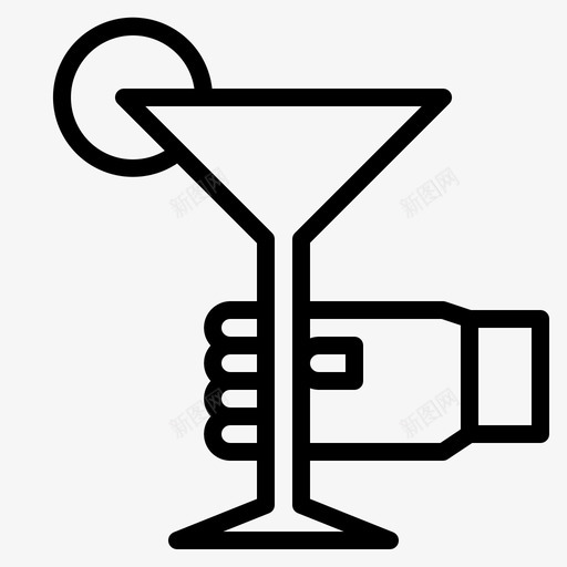 饮料酒酒吧图标svg_新图网 https://ixintu.com 庆典和派对 派对 酒 酒吧 饮料 鸡尾酒会