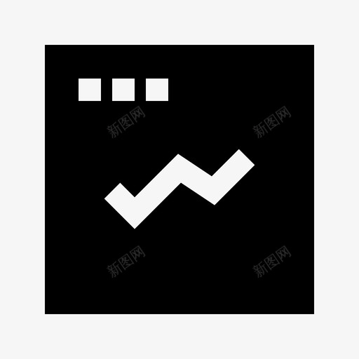 折线图信息图表统计图标svg_新图网 https://ixintu.com 信息图表 折线图 统计 金融网络网格