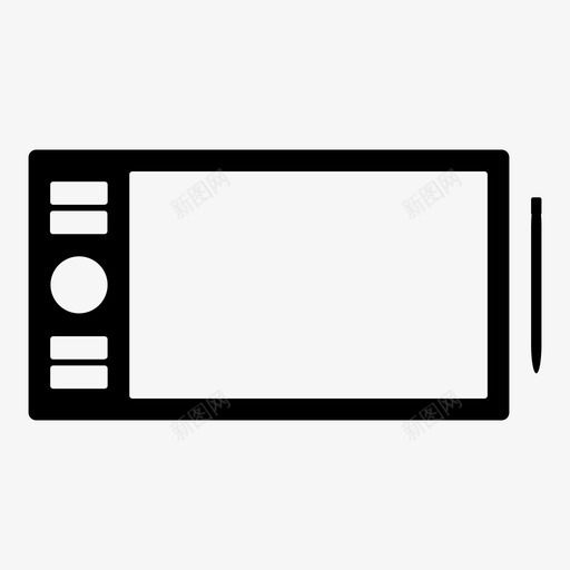 绘图板数码绘图素描图标svg_新图网 https://ixintu.com 数码绘图 素描 绘图板 设备
