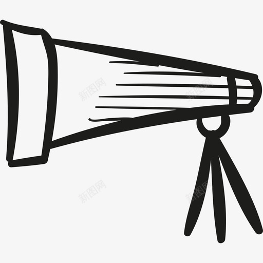 画望远镜校舍图标svg_新图网 https://ixintu.com 校舍 画望远镜