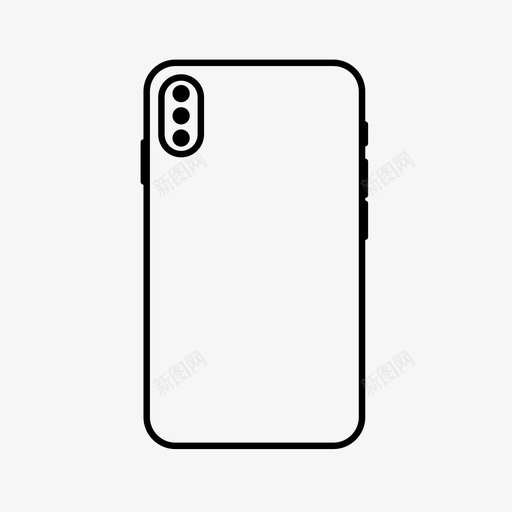 iphonex背面苹果iphoneiphonex图标svg_新图网 https://ixintu.com iphonex iphonex功能 iphonex背面 智能手机 白色 苹果iphone