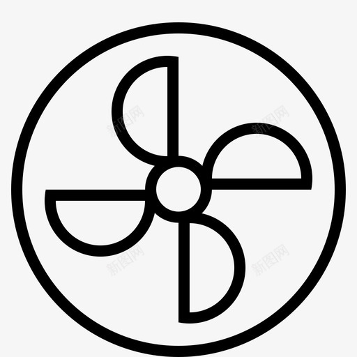 web-icon_电风扇svg_新图网 https://ixintu.com web-icon_电风扇
