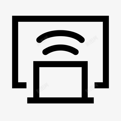 电脑投屏svg_新图网 https://ixintu.com 电脑投屏