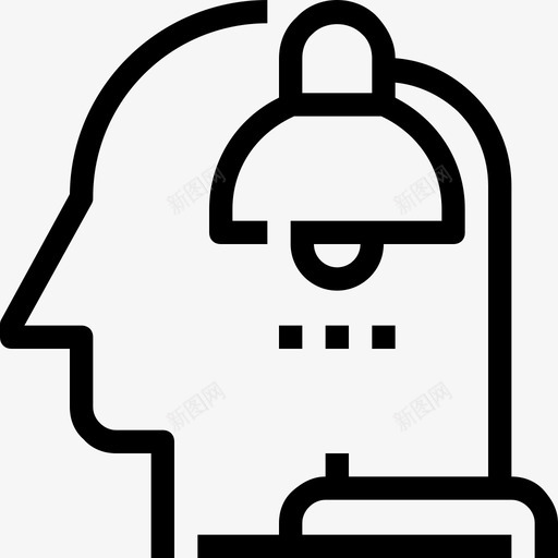 加班主管工作图标svg_新图网 https://ixintu.com 业务和员工管理 主管 加班 工作 灯
