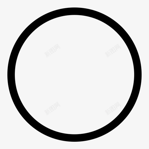 单选-未选中svg_新图网 https://ixintu.com 单选-未选中