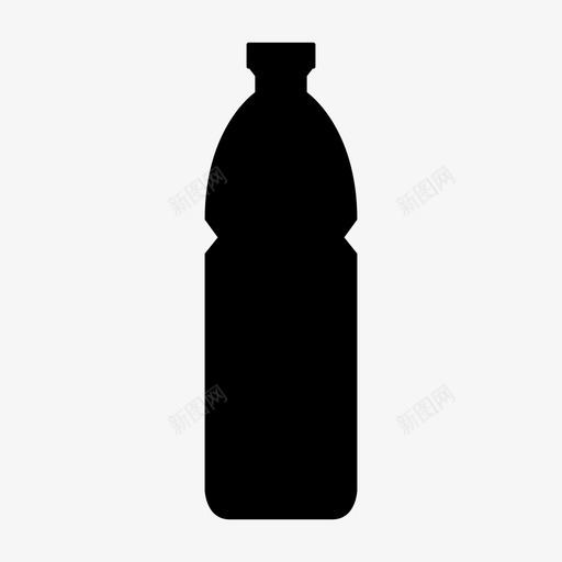 瓶装水容器元件图标svg_新图网 https://ixintu.com 元件 塑料 容器 液体 瓶装水