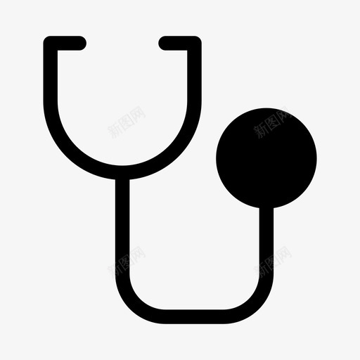 听诊器医疗医院ios优化图标svg_新图网 https://ixintu.com 医疗 医院ios优化 听诊器