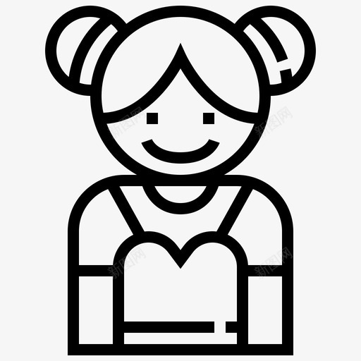 顾客女孩女人图标svg_新图网 https://ixintu.com 女人 女孩 顾客 餐馆