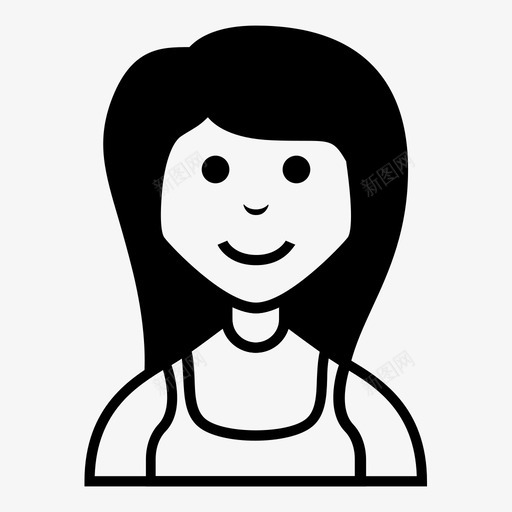 农妇化身角色图标svg_新图网 https://ixintu.com 人物 农妇 化身 角色