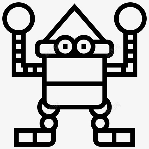 机器人人工智能创新图标svg_新图网 https://ixintu.com 人工智能 创新 技术 未来技术 机器人