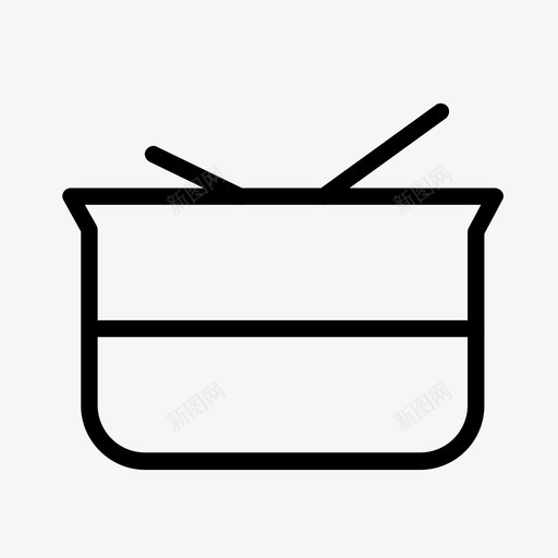锅器皿水图标svg_新图网 https://ixintu.com 器皿 水 锅