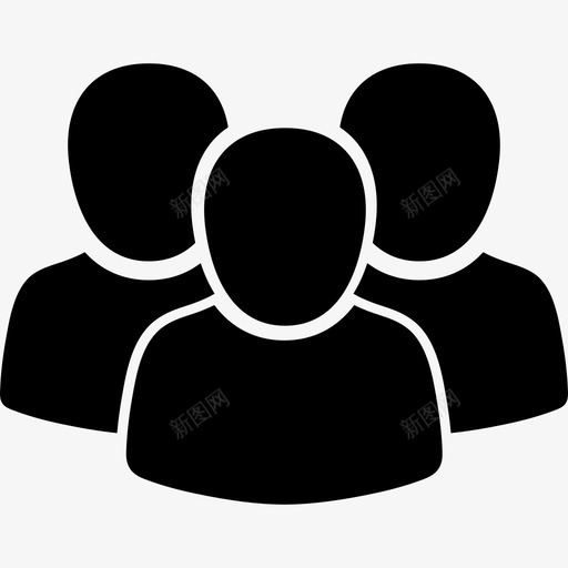用户群社交很棒的集合图标svg_新图网 https://ixintu.com 很棒的集合 用户群 社交