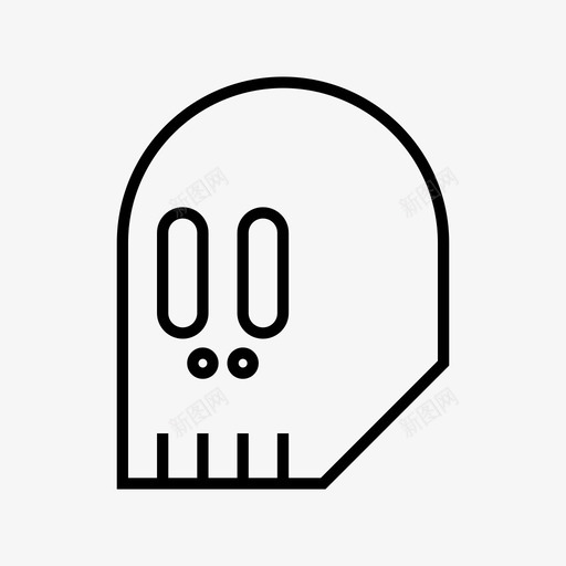 头骨骨头死人图标svg_新图网 https://ixintu.com 头骨 死人 骨头 骷髅