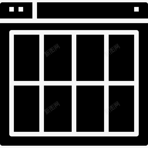 web布局浏览器页面图标svg_新图网 https://ixintu.com ui web层细节实体图标 web布局 浏览器 站点 网站 页面