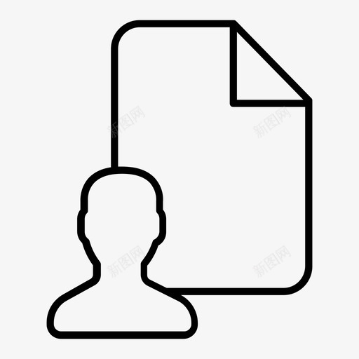 求职信简介简历图标svg_新图网 https://ixintu.com 求职信 简介 简历