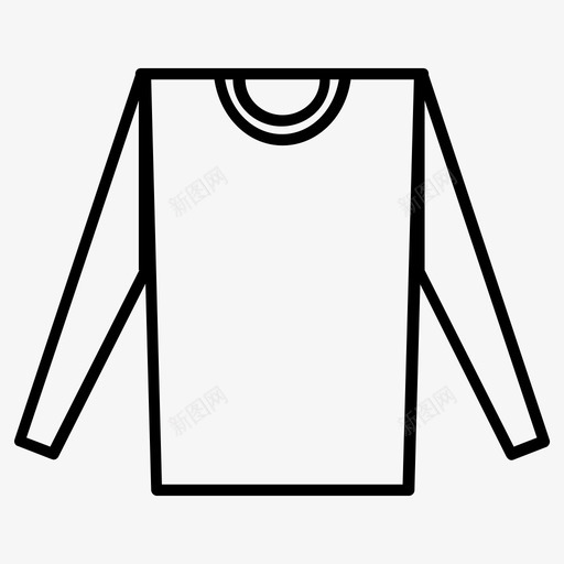 毛衣衣服衬衫图标svg_新图网 https://ixintu.com t恤 毛衣 衣服 衬衫