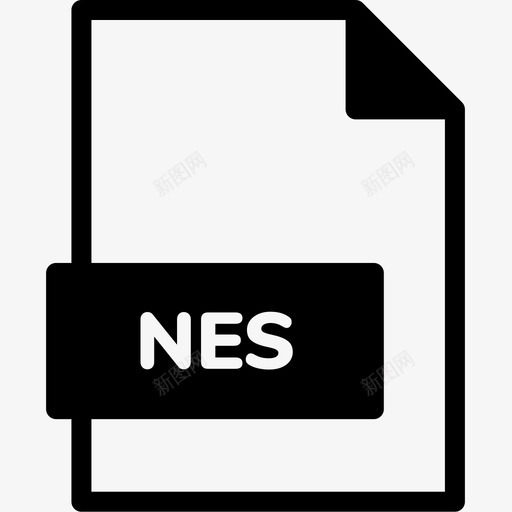 nes文件扩展名格式图标svg_新图网 https://ixintu.com nes文件 扩展名 文件格式vol2混合 格式 类型