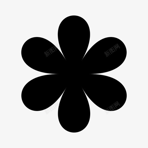 花可爱春图标svg_新图网 https://ixintu.com 可爱 春 游海 花