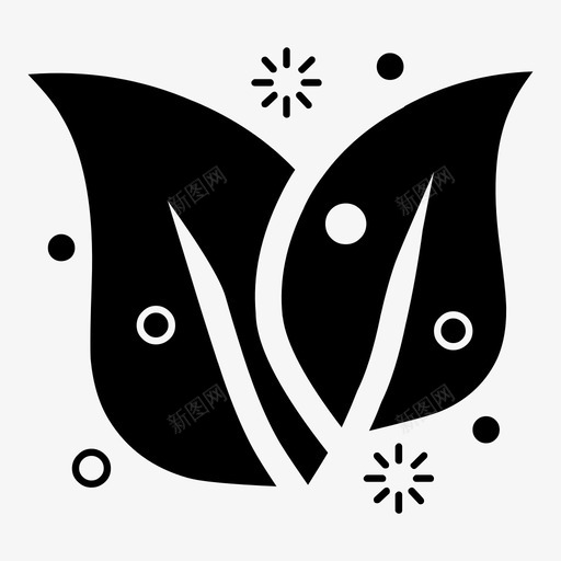 叶子树叶大自然图标svg_新图网 https://ixintu.com 叶子 大自然 树叶