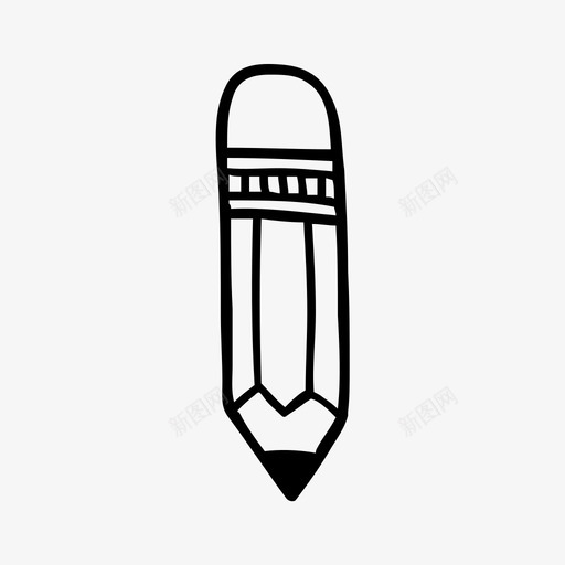 铅笔画画写字图标svg_新图网 https://ixintu.com 写字 画画 铅笔