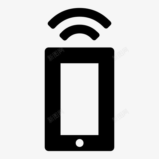 移动信号手机智能手机图标svg_新图网 https://ixintu.com 基本图标2 手机 智能手机 移动信号