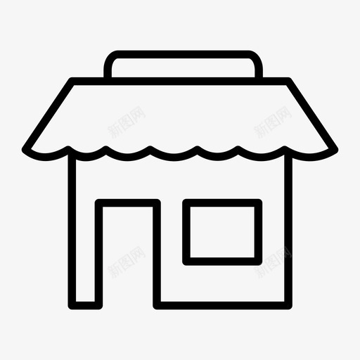 商店在线购买图标svg_新图网 https://ixintu.com 商店 商店商店 在线 购买 购物
