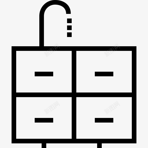 水槽内置厨房图标svg_新图网 https://ixintu.com 内置 厨房 家具 架子 水槽 洗碗盘