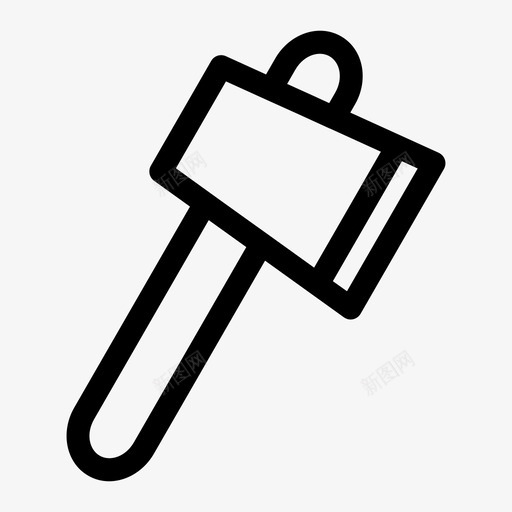 斧头火斧工具图标svg_新图网 https://ixintu.com 工具 斧头 木斧 火斧