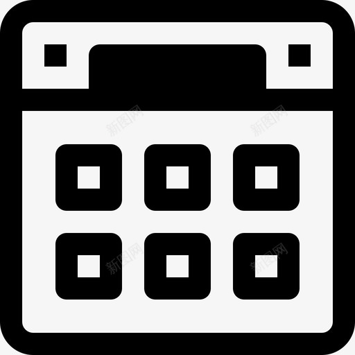 日历议程活页夹图标svg_新图网 https://ixintu.com 事件 提醒 日历 时间和日历最小图标 活页夹 议程