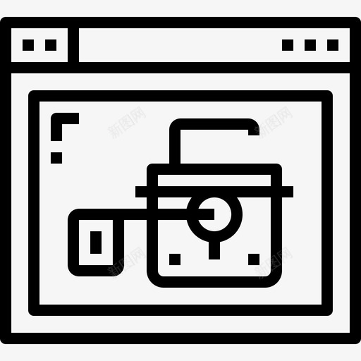 web浏览器界面安全性图标svg_新图网 https://ixintu.com web浏览器 web浏览器和界面概念图标 安全性 界面 网站