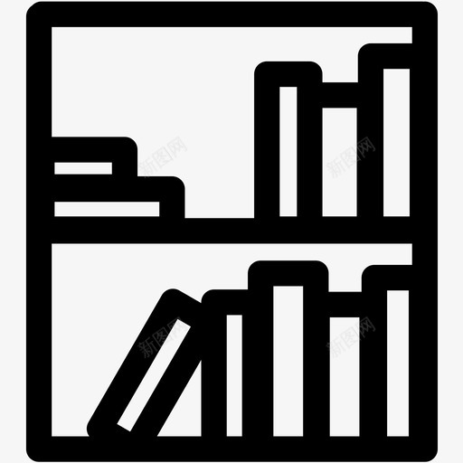 书架书籍家具衣柜图标svg_新图网 https://ixintu.com 书架 书籍家具 家具家居概述 衣柜