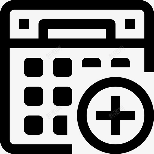 日历议程活页夹图标svg_新图网 https://ixintu.com 事件 提醒 日历 时间和日历最小图标 活页夹 议程