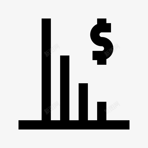 利润金融货币图标svg_新图网 https://ixintu.com 利润 货币 金融 金融网络网格