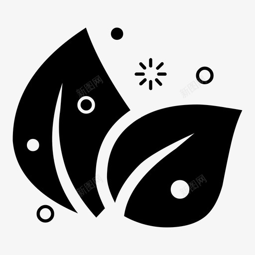 叶子树叶大自然图标svg_新图网 https://ixintu.com 叶子 大自然 树叶