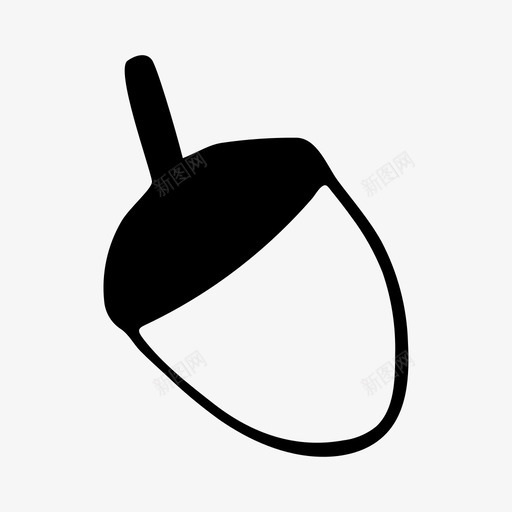 acron手绘橡子秋季图标svg_新图网 https://ixintu.com 2017年秋季 acron手绘 手绘 橡子 秋季