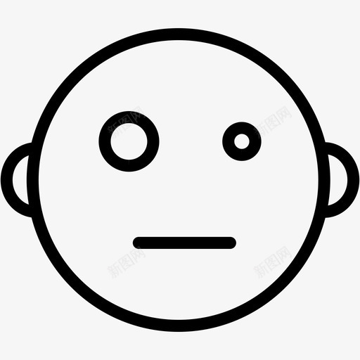 怪异表情情绪表情图标svg_新图网 https://ixintu.com 怀尔德 怪异表情 情绪 表情 表情1 触摸 面部