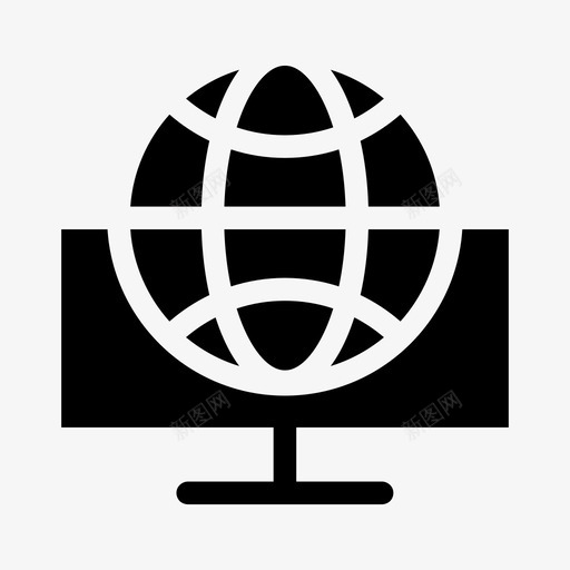 互联网浏览全球互联网可用性图标svg_新图网 https://ixintu.com 互联网可用性 互联网浏览 全球