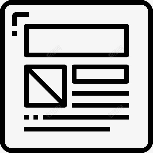 版面艺术平面图标svg_新图网 https://ixintu.com 平面 版面设计 网站 艺术 艺术和设计